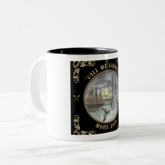 Moby Dick Quote Tasse (Vorderseite Links)