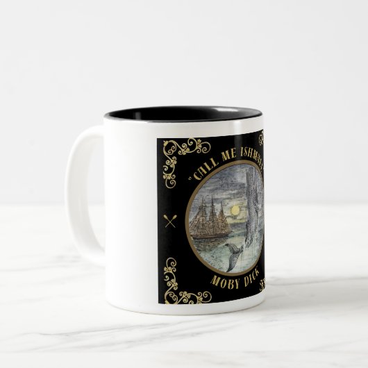 Moby Dick Quote Tasse (Vorderseite Links)
