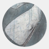 Moby Dick Runder Aufkleber (Vorderseite)