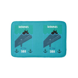 Moby Dick Sea Fantasy | Sonnenlicher Ozean und See Badematte