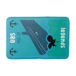 Moby Dick Sea Fantasy | Sonnenlicher Ozean und See Badematte