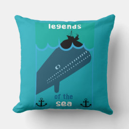 Moby Dick Sea Fantasy | Sonnenlicher Ozean und See Kissen