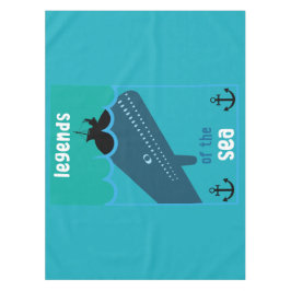 Moby Dick Sea Fantasy | Sonnenlicher Ozean und See Tischdecke