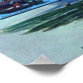 Moby Dick The Voyage of The Pequod Herman Melville Poster (Ecke)