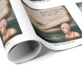 Moby Dick und Jane Geschenkpapier (Rolleneckpunkt)