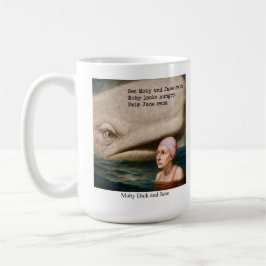 Moby Dick und Jane Kaffeetasse