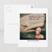 Moby Dick und Jane Postkarte (Vorne/Hinten)