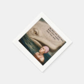 Moby Dick und Jane Serviette (Ecke)