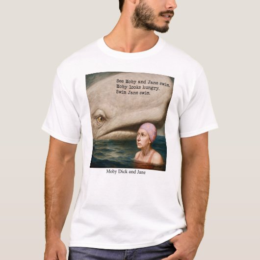 Moby Dick und Jane T-Shirt (Vorderseite)