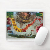 Moby Dick Vintager Druck Mousepad (Mit Mouse)