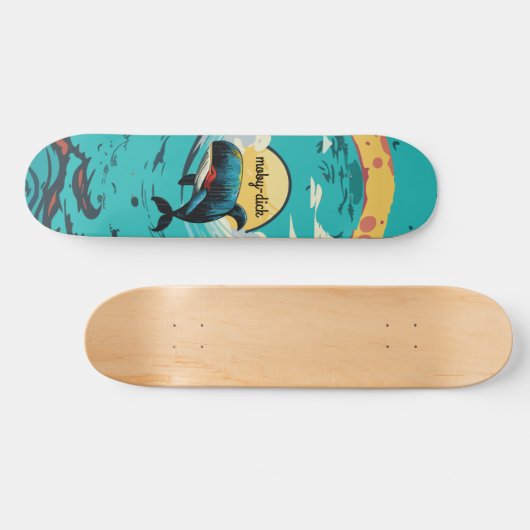 Moby-Dick Whale Skateboard (Horizontal)