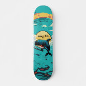 Moby-Dick Whale Skateboard (Vorne)
