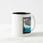 Moby Dick Zweifarbige Tasse (VorderseiteRechts)