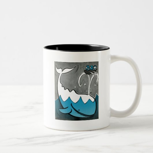 Moby Dick Zweifarbige Tasse (Rechts)