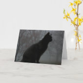 Moby im Nebel Karte (Gelbe Blume)