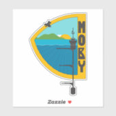 MOBY Logo-Aufkleber Aufkleber (Blatt)