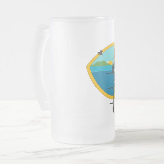 MOBY-Logo-Tasse Mattglas Bierglas (Vorderseite Links)