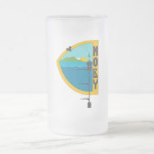 MOBY-Logo-Tasse Mattglas Bierglas (Mittel)