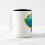 MOBY-Logo-Tasse Zweifarbige Tasse (Vorderseite Links)