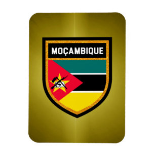 Moçambique-Flagge Magnet