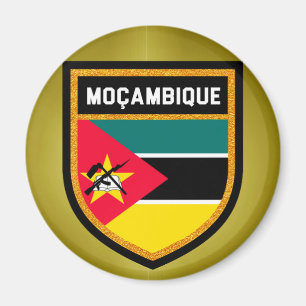 Moçambique-Flagge Magnet