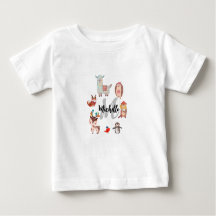 Mocapim Animal Christmas Baby Tshirt