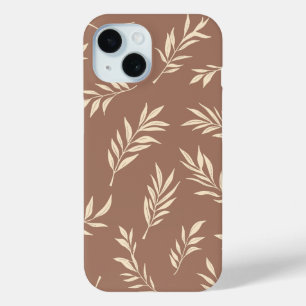 Mocca Mousse Brown Tropical Palm Floral 2025 Case-Mate iPhone Hülle