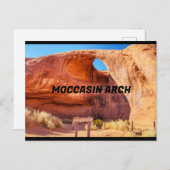 Moccasin Arch Postkarte (Vorne/Hinten)