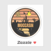 Moccasin, Arizona Aufkleber (Blatt)