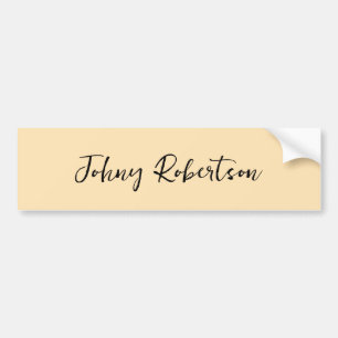 Moccasin Pachy Gelb Schlicht Elegant Beruflich Autoaufkleber