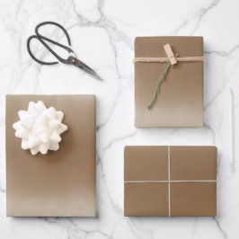Mocha-Aquarell-Abstrakt Geschenkpapier Set
