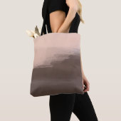 Mocha-Aquarell-Abstrakt Tasche (Von Nahem)