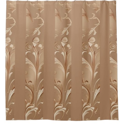 Mocha Bliss Duschvorhang (Vorderseite)