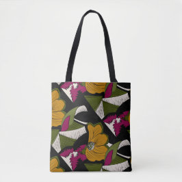 Mocha Bloom - Botanische Tote Tasche von Kraalikaa