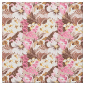 Mocha Blossom Delight Stoff (Muster)