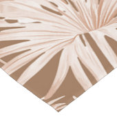 Mocha Boho Tropical Leaf Design Table Runner Kurzer Tischläufer (Ecke)