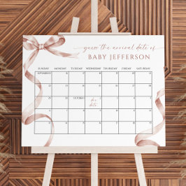Mocha Bow Baby Showrate Terminkalender Poster