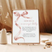 Mocha Bow Wie groß ist Mama's Bauchduschenspiel Poster