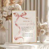 Mocha Bow Wie groß ist Mama's Bauchduschenspiel Poster