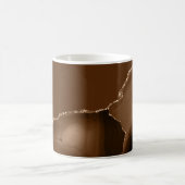 Mocha-Braun-Achat-Gold-Glitter Kaffeetasse (Mittel)