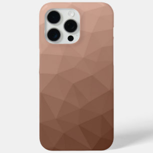 Mocha-Braun geometrisches Mesh-Modernes Muster Case-Mate iPhone Hülle