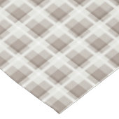 Mocha-Braun-Gingham-Buffalo-Karo check Tischdecke (Schrägansicht)