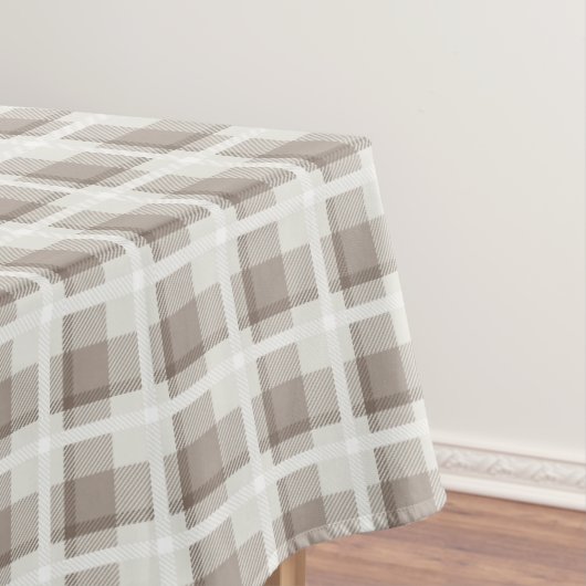 Mocha-Braun-Gingham-Buffalo-Karo check Tischdecke (Beispiel)