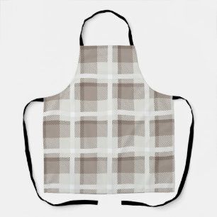Mocha-Braun-Gingham-Buffalo-Karo  Schürze