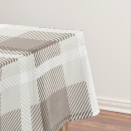 Mocha Braun Marokkanisch Büffel Karo Check  Tischdecke