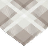 Mocha-Braun Marokkanischer Büffel-Karo-Schecke Tischdecke (Schrägansicht)
