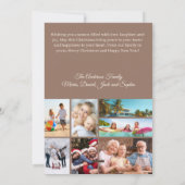 Mocha Brauncreme Foto Jahresbilanz Weihnachten (Rückseite)