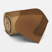 Mocha Brown and Tan Artsy Tie Krawatte (Gerollt)