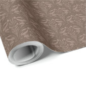 Mocha Brown Art Deco Geschenkpapier (Rolleneckpunkt)