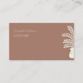 Mocha Brown Business Card Mocha Mocha Visitenkarte (Vorderseite)